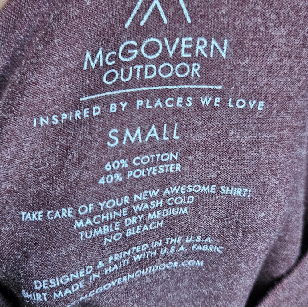 McGovern Outdoor Plum Graphic Dead Horse Point State Park Tee NWT - Picture 8 of 8